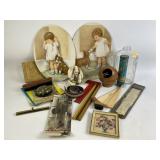 Rulers, frames, garden tool set, felts, wall art,