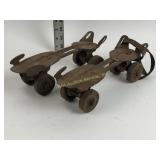 Strap on roller skates