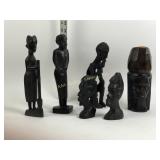 Wooden human figures tribal