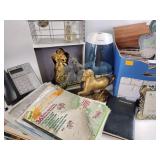 Honeywell air purifier, horse statues, angel