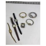 14 karat gold filled watch + other vintage watches