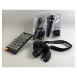 Nikon n50 film camera, jumbo remote, karaoke