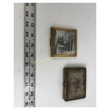 Vintage cigarette case and makeup compact
