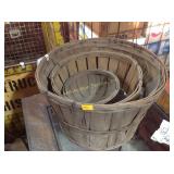 Vegetable baskets, quantity three