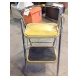 Seated step stop, wear, stains, paint loss