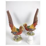 (2) Hefton China Golden Pheasants and (1) small