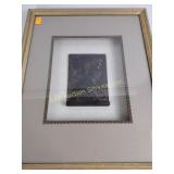 Framed wall plaque, approx 22"x17.5"