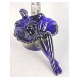 Westmoreland cobalt blue business card holder