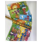 Oversized childrens activity books, coloring and