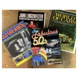 Books including the fabulous 50s the cars the