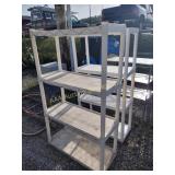 Plastic shelving units (2)