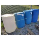 Plastic barrels