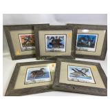 Friend pictures, artist signed and numbered, the