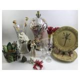 Champagne glasses  colored ones have color loss,