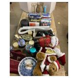 Decor candle holder, trinket box, Christmas plush