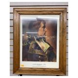 Framed poster of General Bonaparte, 23 1/2 x 29