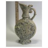 Pottery pitcher with Pub scene, Mark Spencer 75,