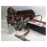 Leather Delta Handbag, Christmas ornaments