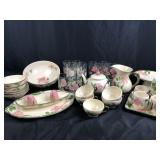 Franciscan Earthenware floral pattern bowls,