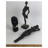 Female nutcracker and other wooden figures