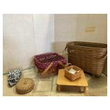 Longaberger baskets and accessories