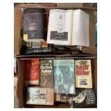 Variety of books including Sherlock holmes, Adolf
