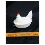 Westmoreland hen on a nest