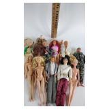 Doll assortment- Bratz, Barbie, Ken, Hannah