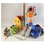 Learning hoops toy basketball hoop game, toy semi