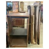 Sony cabinet, 34.5in tall, 19in wide, table leaf