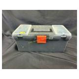 Tackle box and contents including fishing lures