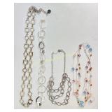 Costume jewelry necklaces