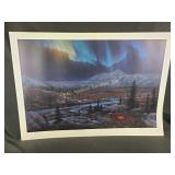 Midnight Fire Stephen Lyman lithograph print