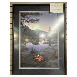 Ember at Dawn Stephen Lyman framed lithograph