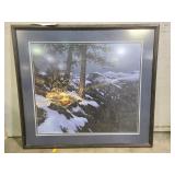 Warmed by the View Stephen Lyman framed