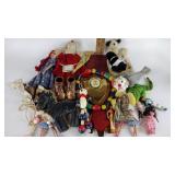 Assorted vintage toys, 1954 Boy Scouts plaque,