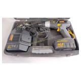 Craftsman cordless drill, battery, charger, case