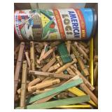 Lincoln Logs- large box, American Logs with
