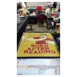 Burn after Reading poster 41"x27" and variety of