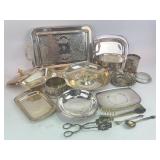 Silver plate serving pieces