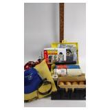 Propane torches, miter box, skate/ sporting goods