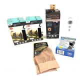 Black compression socks size s, s/m- 9 pairs,