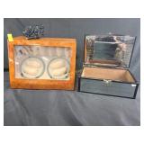 Jewelry box, wood burl display box