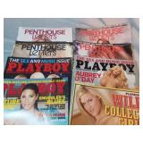 Playboy and penthouse letters magazines