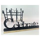 Celebrate metal decoration, metal magazine rack