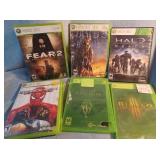 Xbox 360 games Halo and Halo Reach, Spider-Man