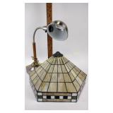 Bendable desk lamp, plastic lampshade