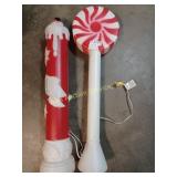Christmas lollipop and candle Blow molds