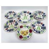 Staffordshire Transferware handpainted floral and