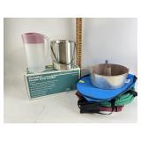 Rival electric food grinder, insulated casserole